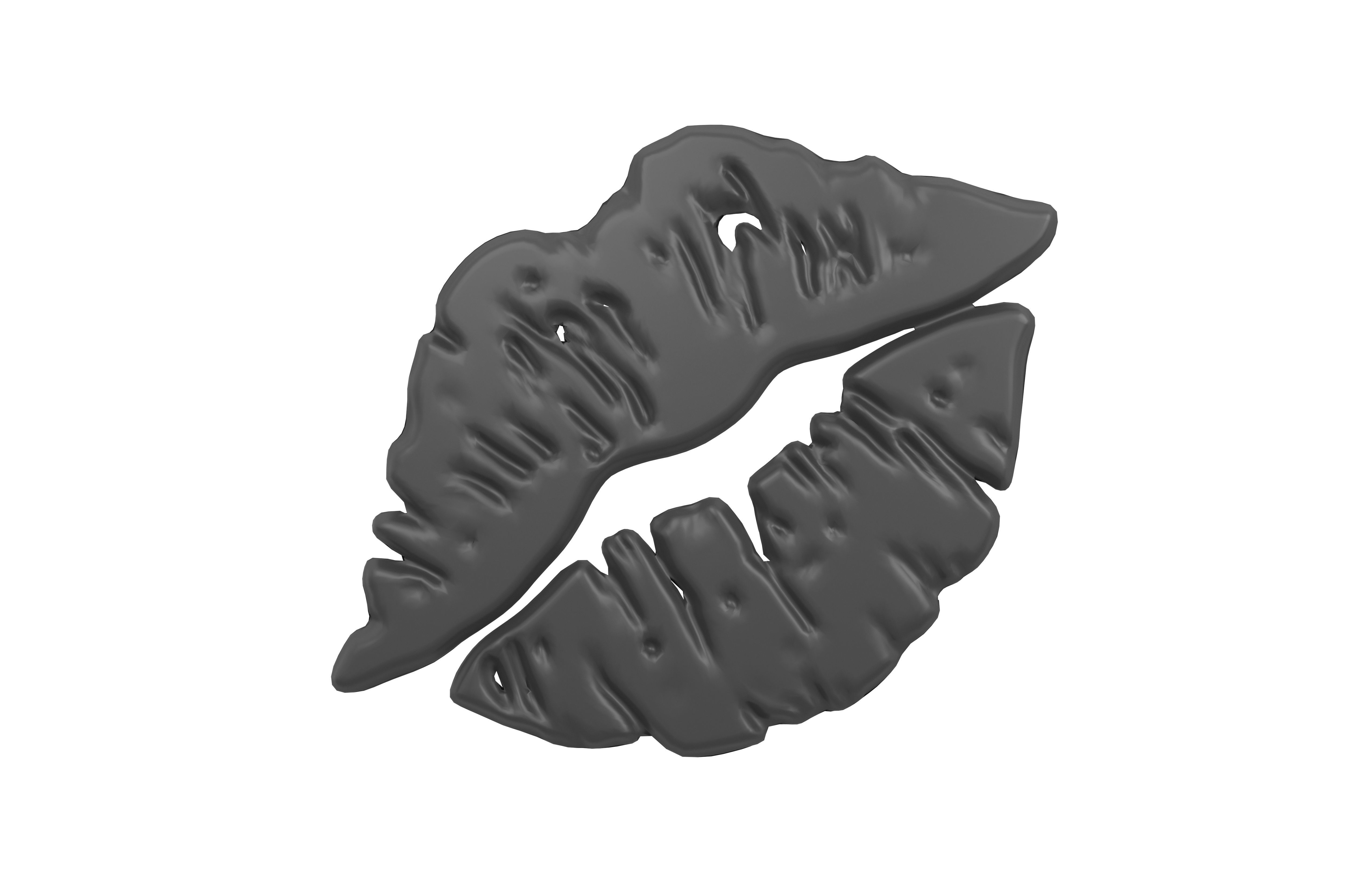 Kiss Mark v1 006 Low-poly 3D model_1