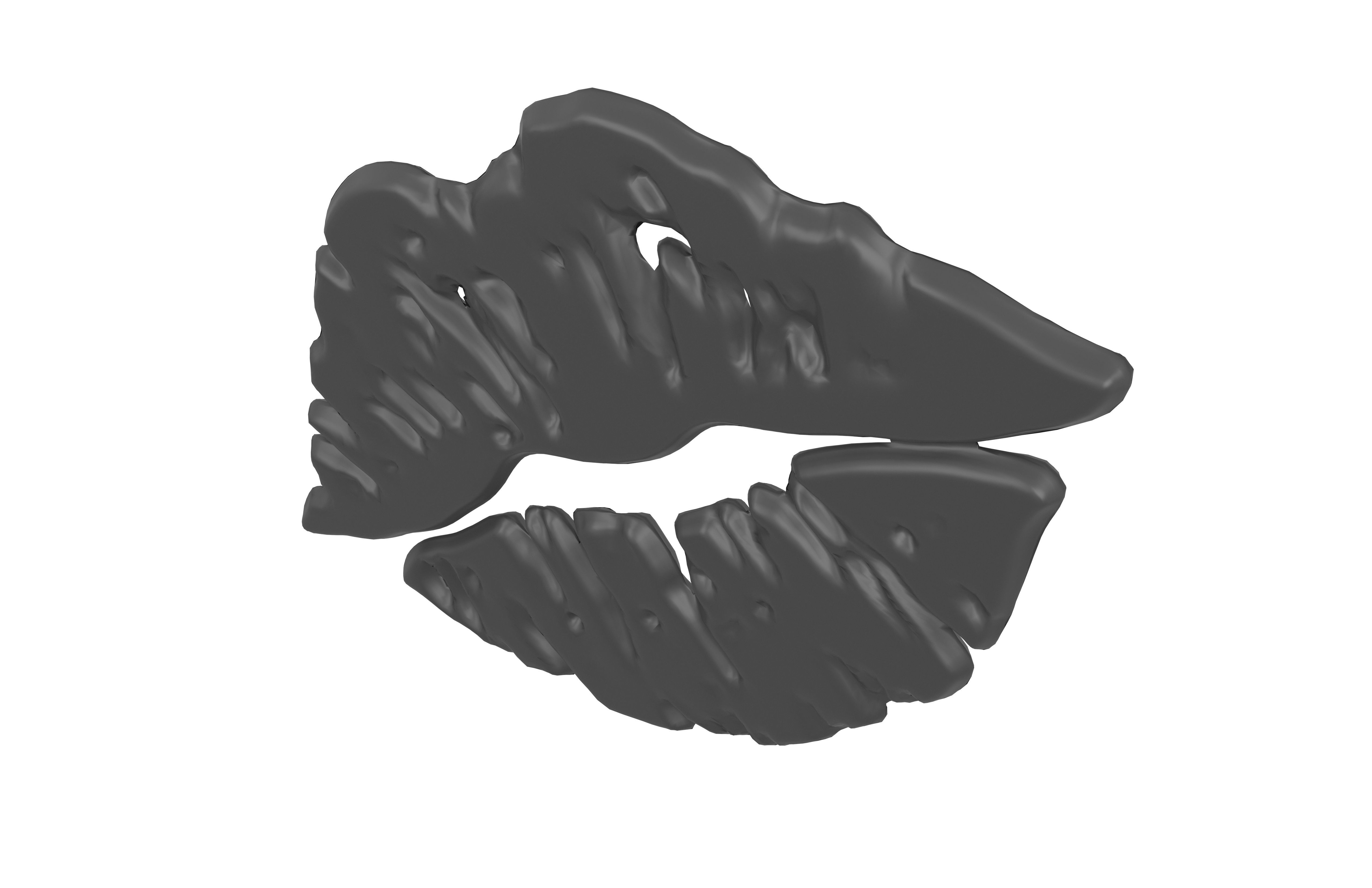 Kiss Mark v1 006 Low-poly 3D model_3