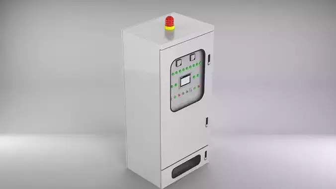 Pressure ventilation explosion-proof cabinet 3D model