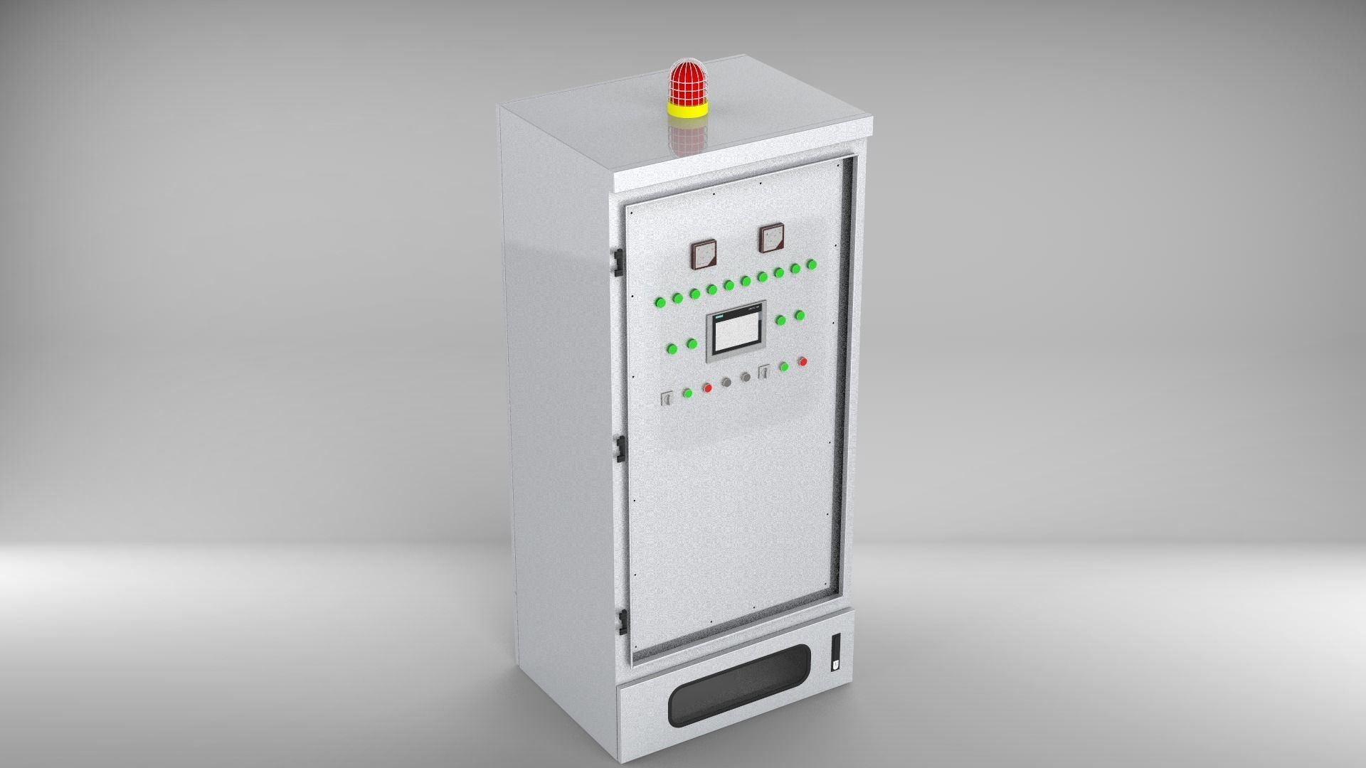 Pressure ventilation explosion-proof cabinet 3D model_3