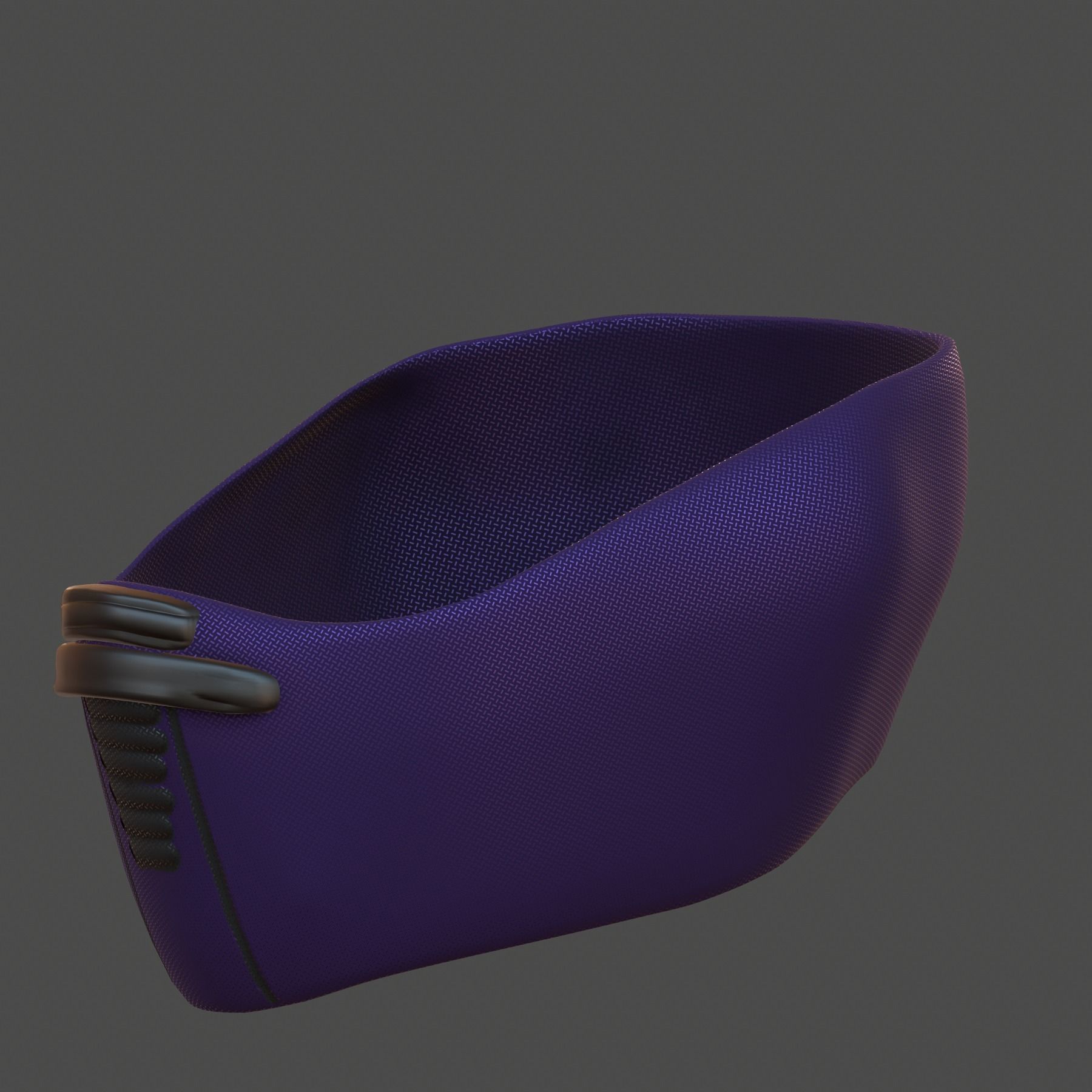 Gas mask helmet 3d model scifi Low-poly  Low-poly 3D model_5