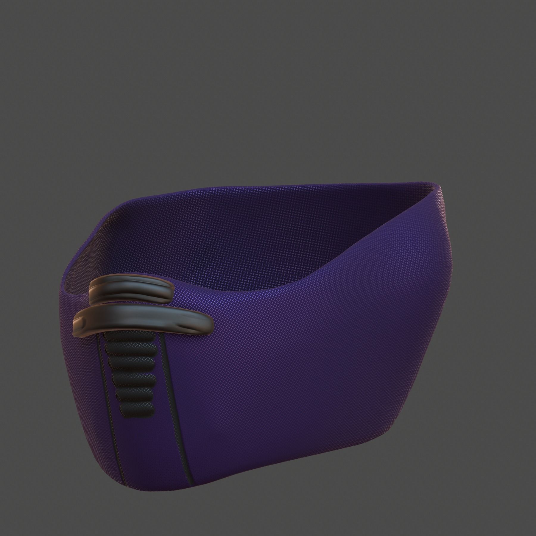 Gas mask helmet 3d model scifi Low-poly  Low-poly 3D model_2