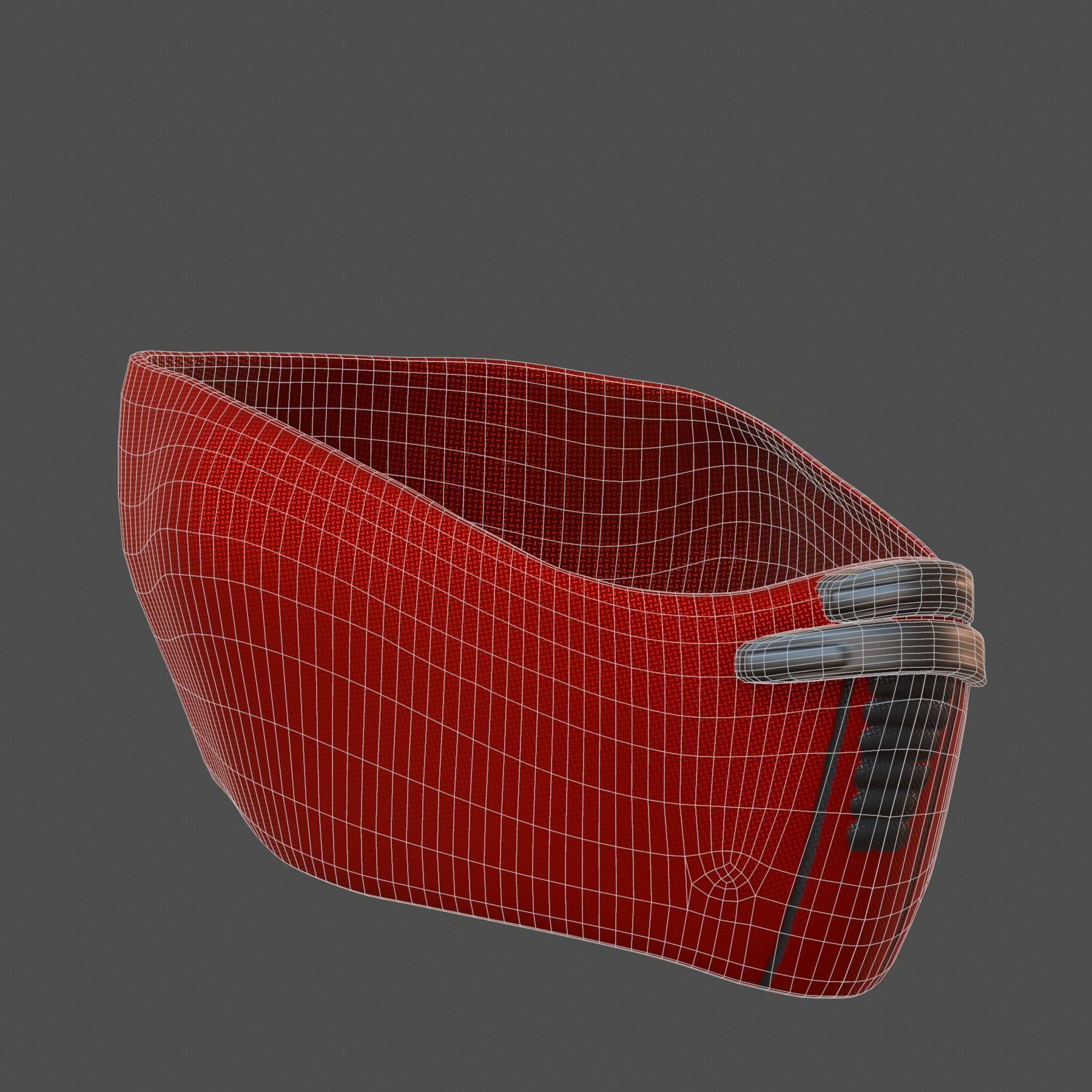 Gas mask helmet 3d model scifi Low-poly Low-poly 3D model_6