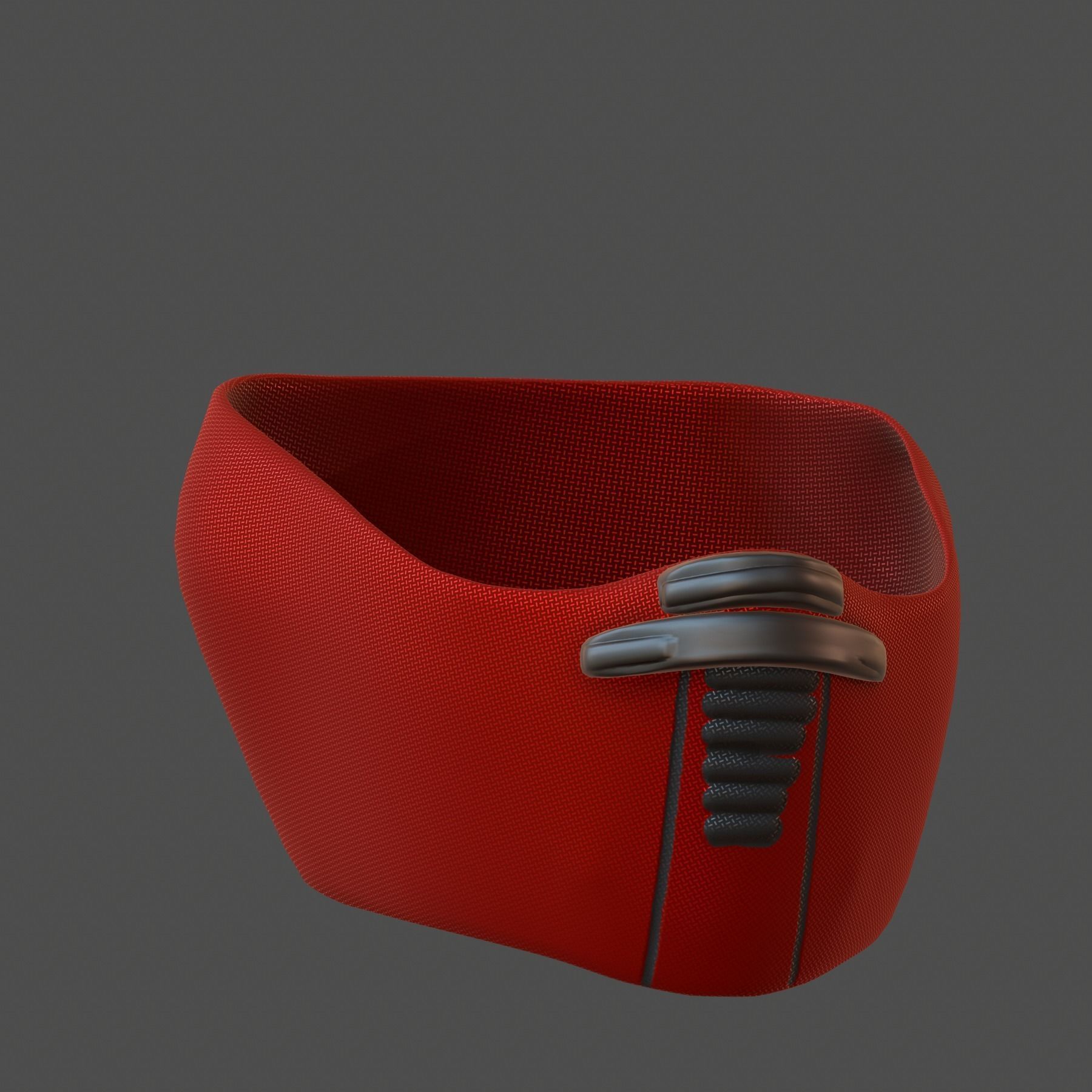 Gas mask helmet 3d model scifi Low-poly Low-poly 3D model_3