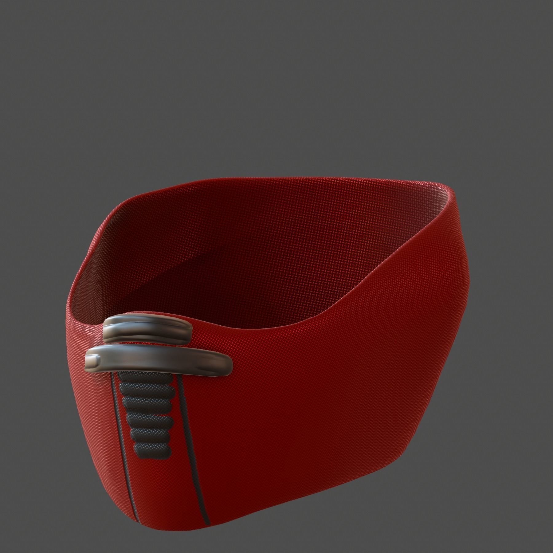 Gas mask helmet 3d model scifi Low-poly Low-poly 3D model_2