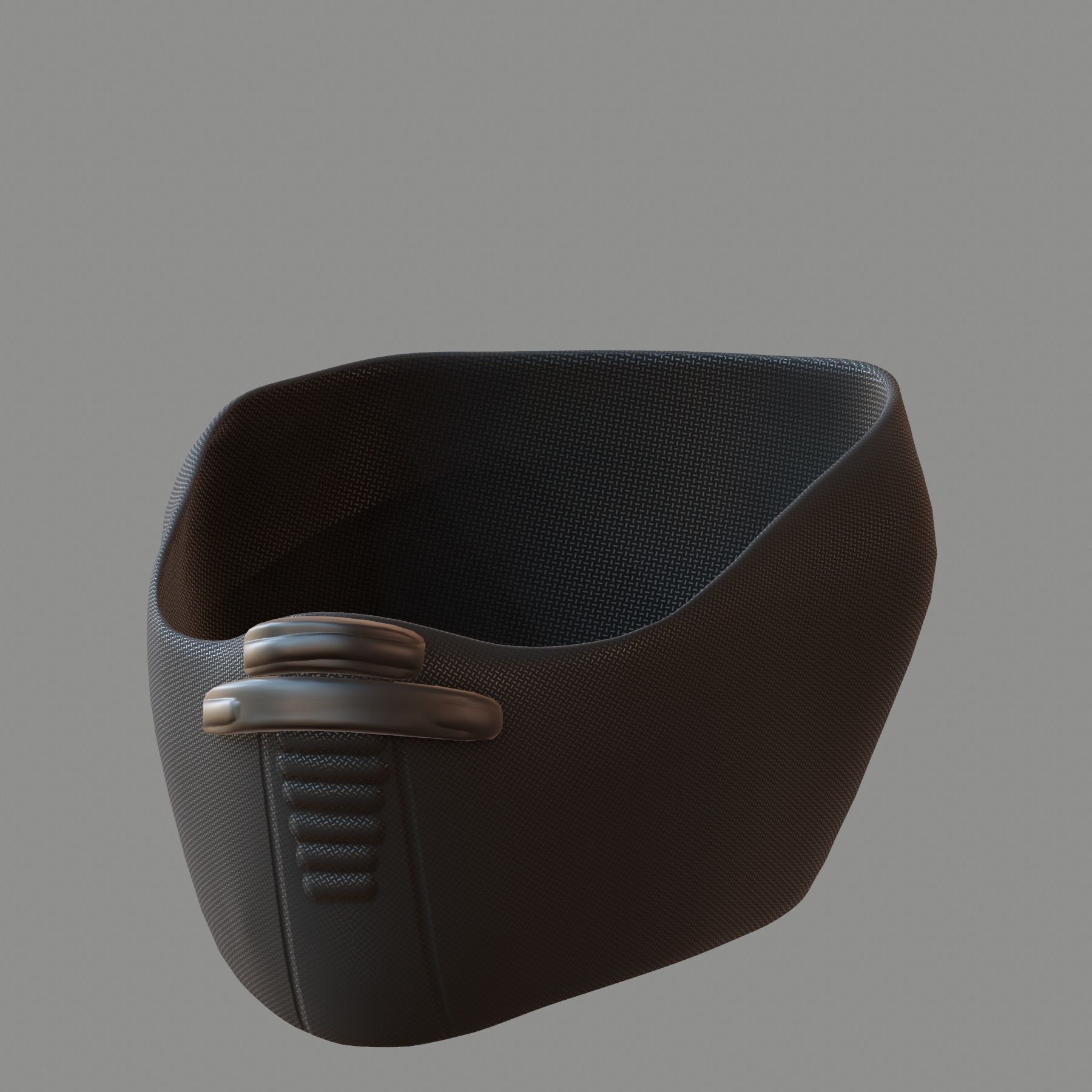 Gas mask helmet 3d model scifi Low-poly Low-poly 3D model_1