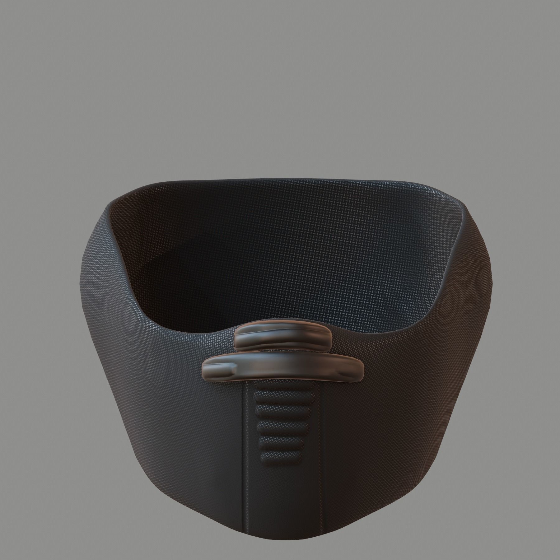 Gas mask helmet 3d model scifi Low-poly Low-poly 3D model_4