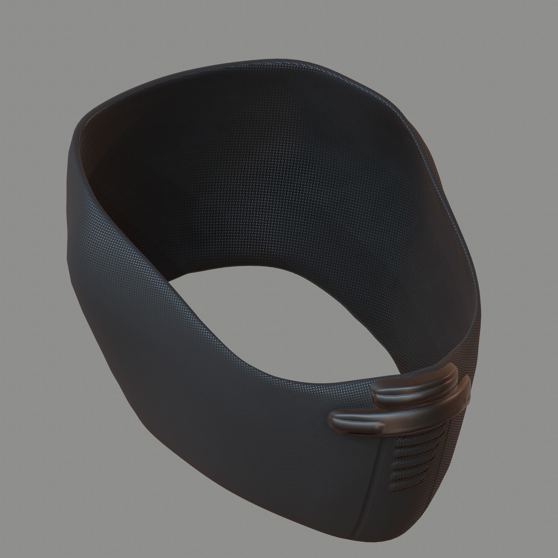 Gas mask helmet 3d model scifi Low-poly Low-poly 3D model_5