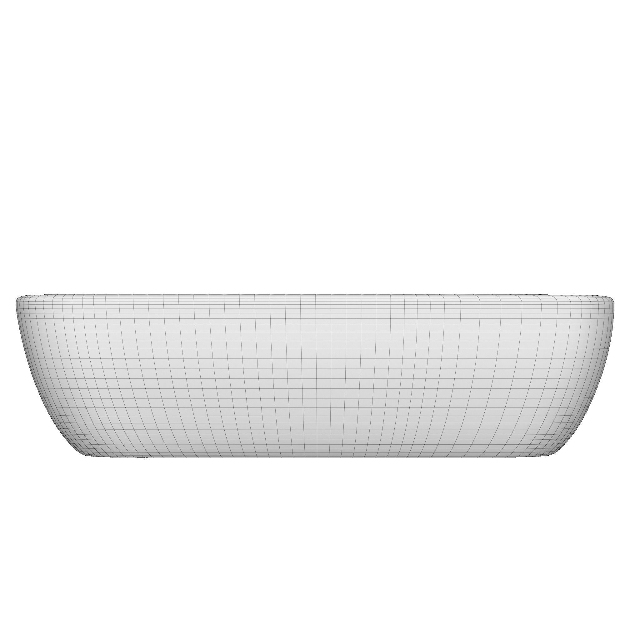 Wall Hung Basin Rectangle shape 3D model Modeled in 3ds max 3D model_11
