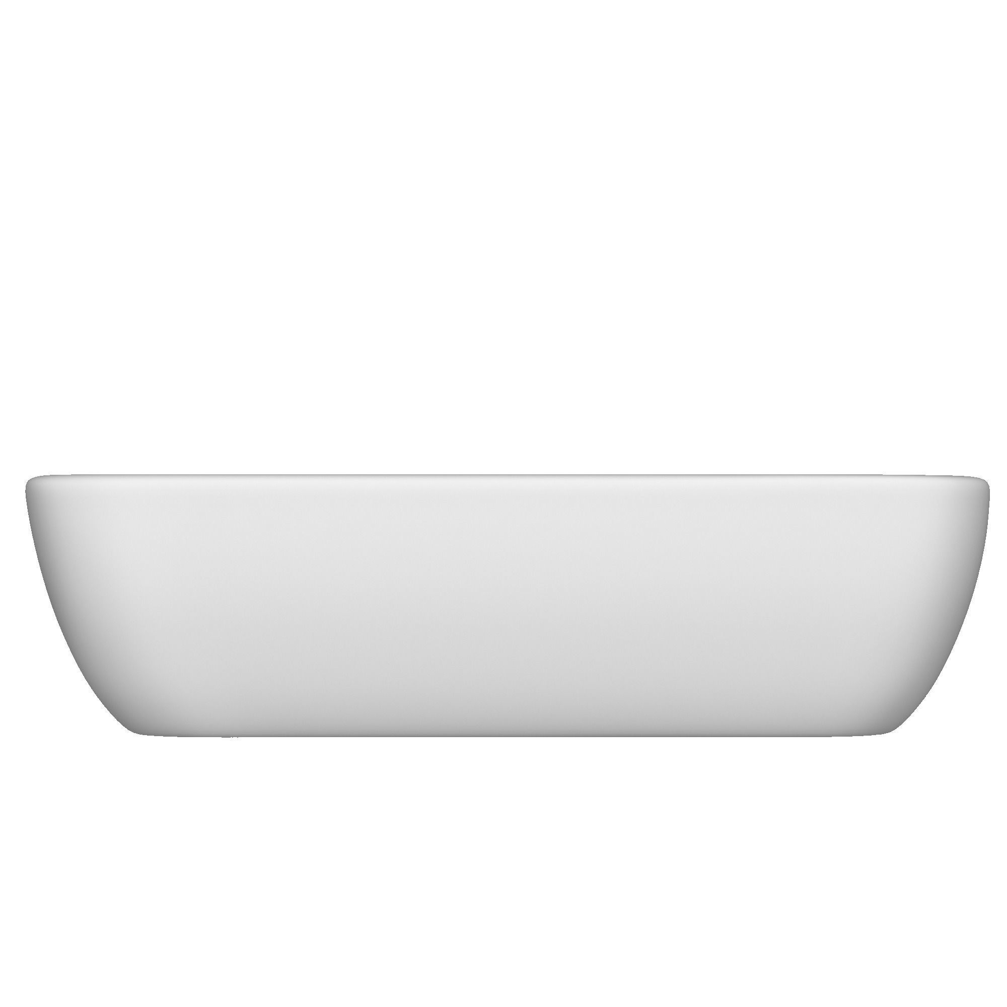 Wall Hung Basin Rectangle shape 3D model Modeled in 3ds max 3D model_5