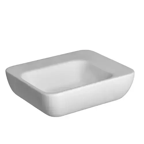 Wall Hung Basin Rectangle shape  3D model Modeled in 3ds max