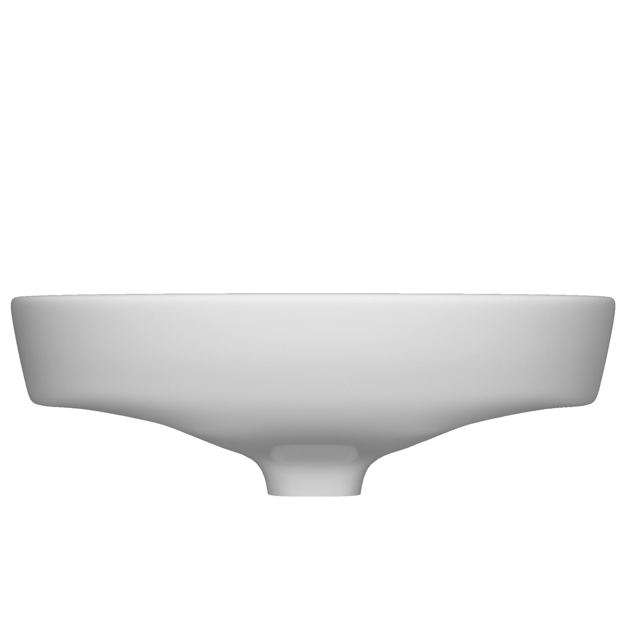 Wall Hung semi circle Wash Basin 3D model Modeled in 3ds max 3D model_5