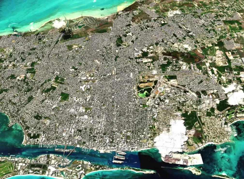 Nassau Bahamas island 3D model_0