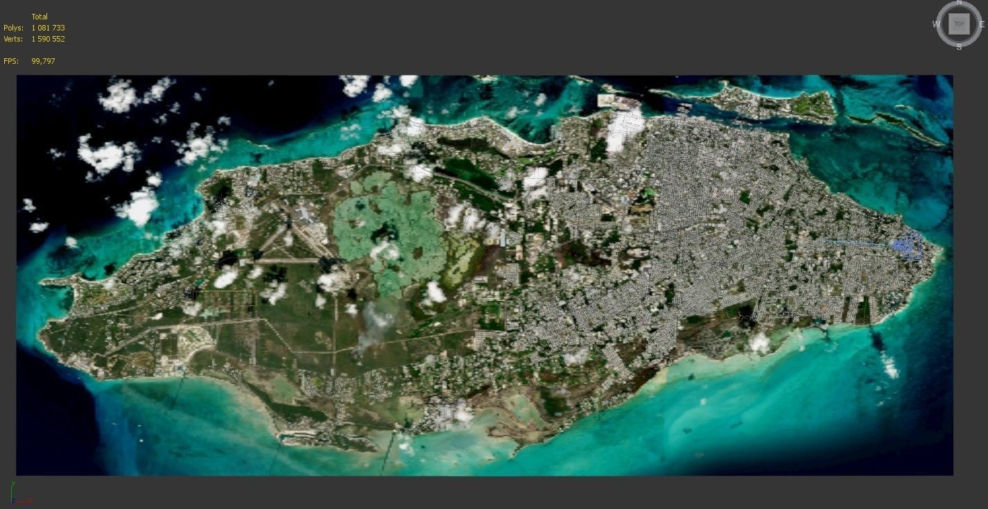 Nassau Bahamas island 3D model_12