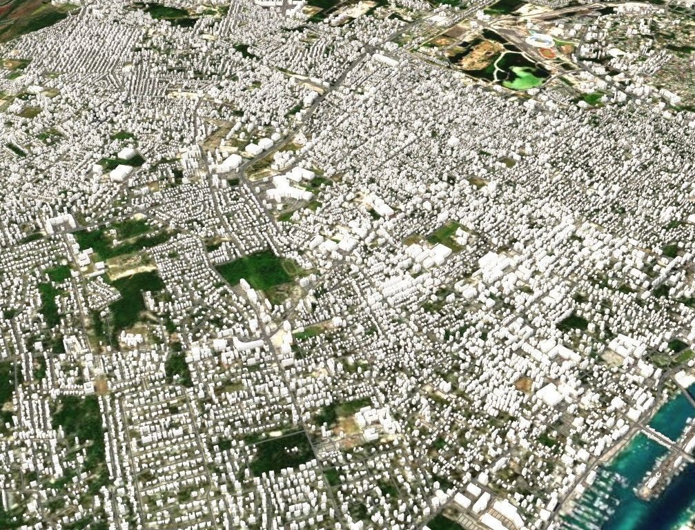 Nassau Bahamas island 3D model_4