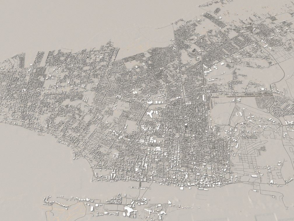 Nassau Bahamas island 3D model_5