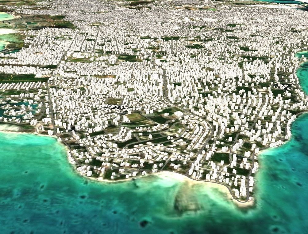 Nassau Bahamas island 3D model_2