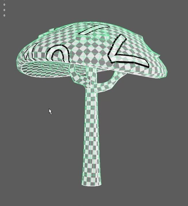 Cartoon tree 3D model_5