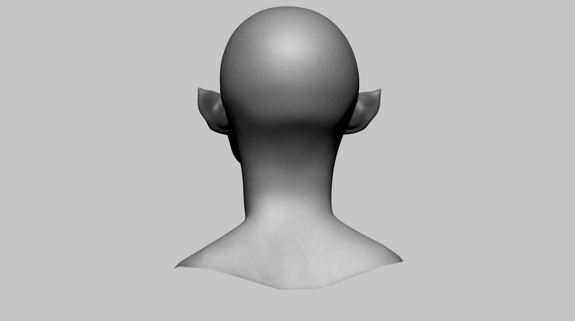 Female Head v9 3D model_4