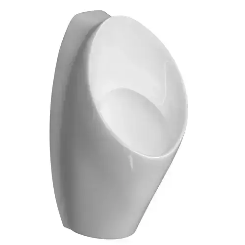 Urinal oval shape 3D model Modeled in 3ds max 