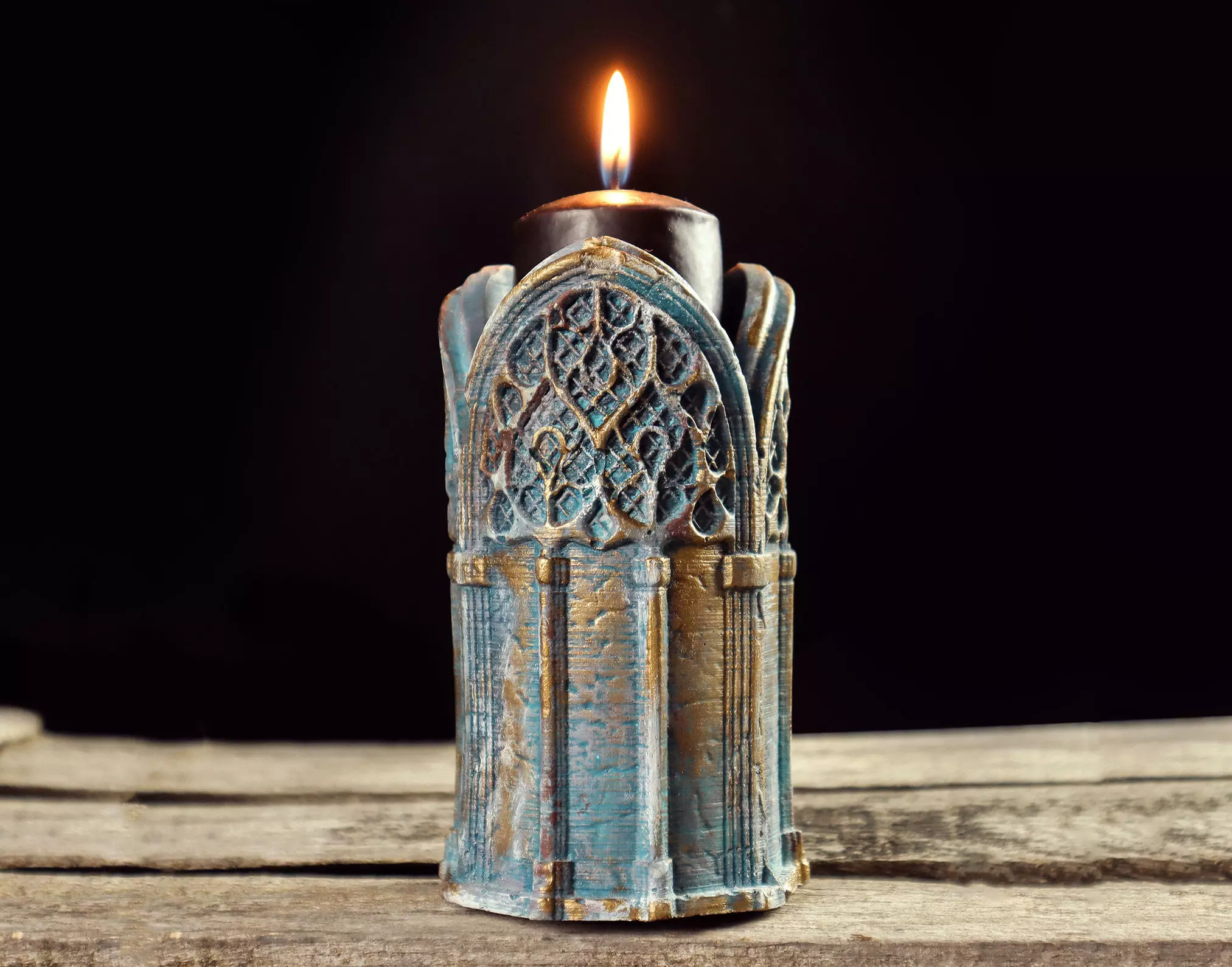 Gothic Candle Holder 3D print model