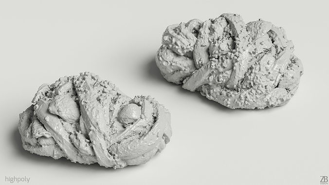 Cinnamon Bun 3D model 6