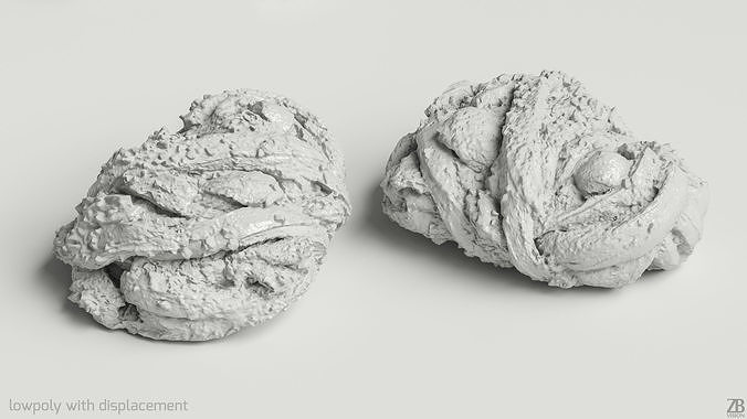 Cinnamon Bun 3D model 7