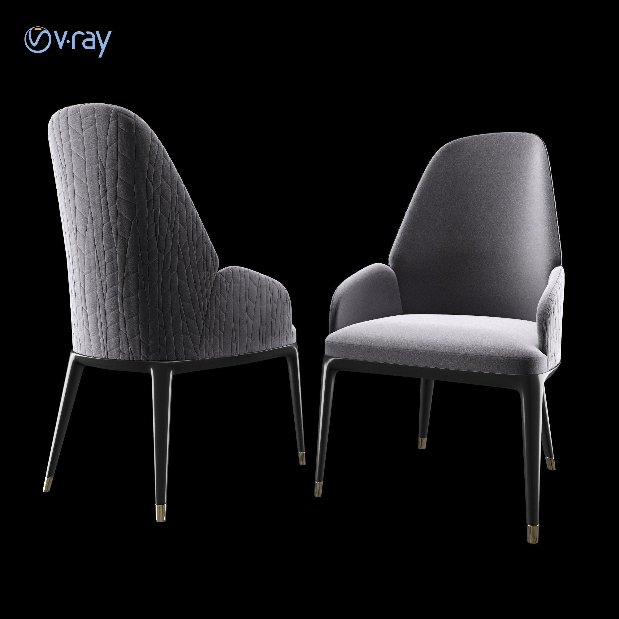 Charisma Collection-Round table with MARBLE top 3D model_1