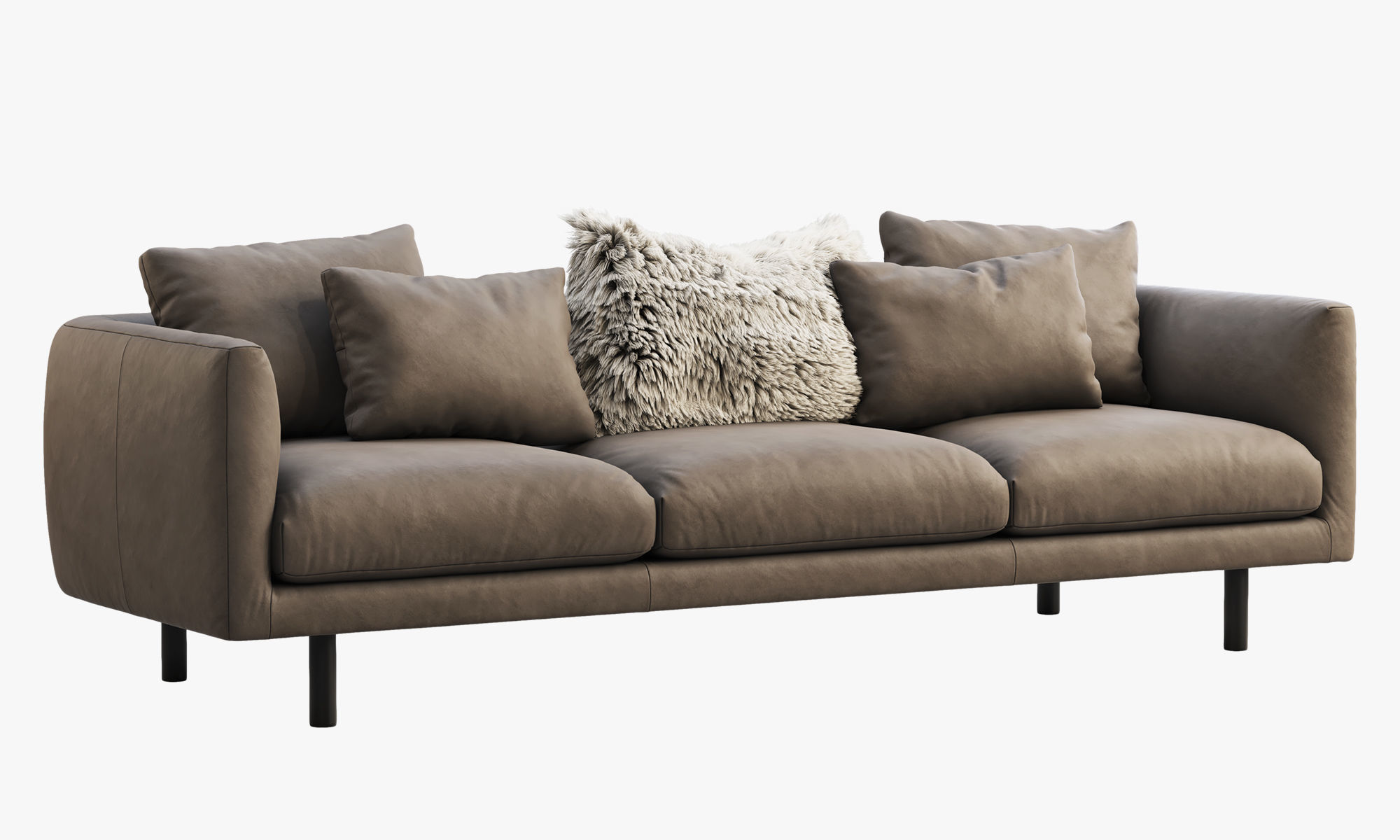 EQ3 Replay leather sofa 3D model_2
