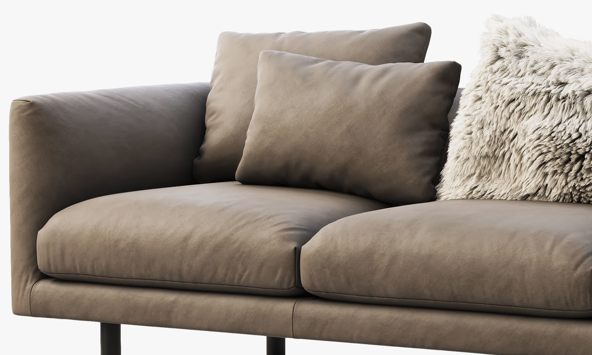 EQ3 Replay leather sofa 3D model_8