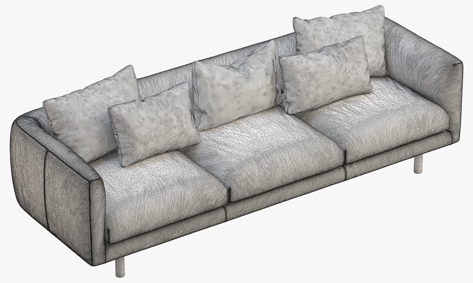 EQ3 Replay leather sofa 3D model_14