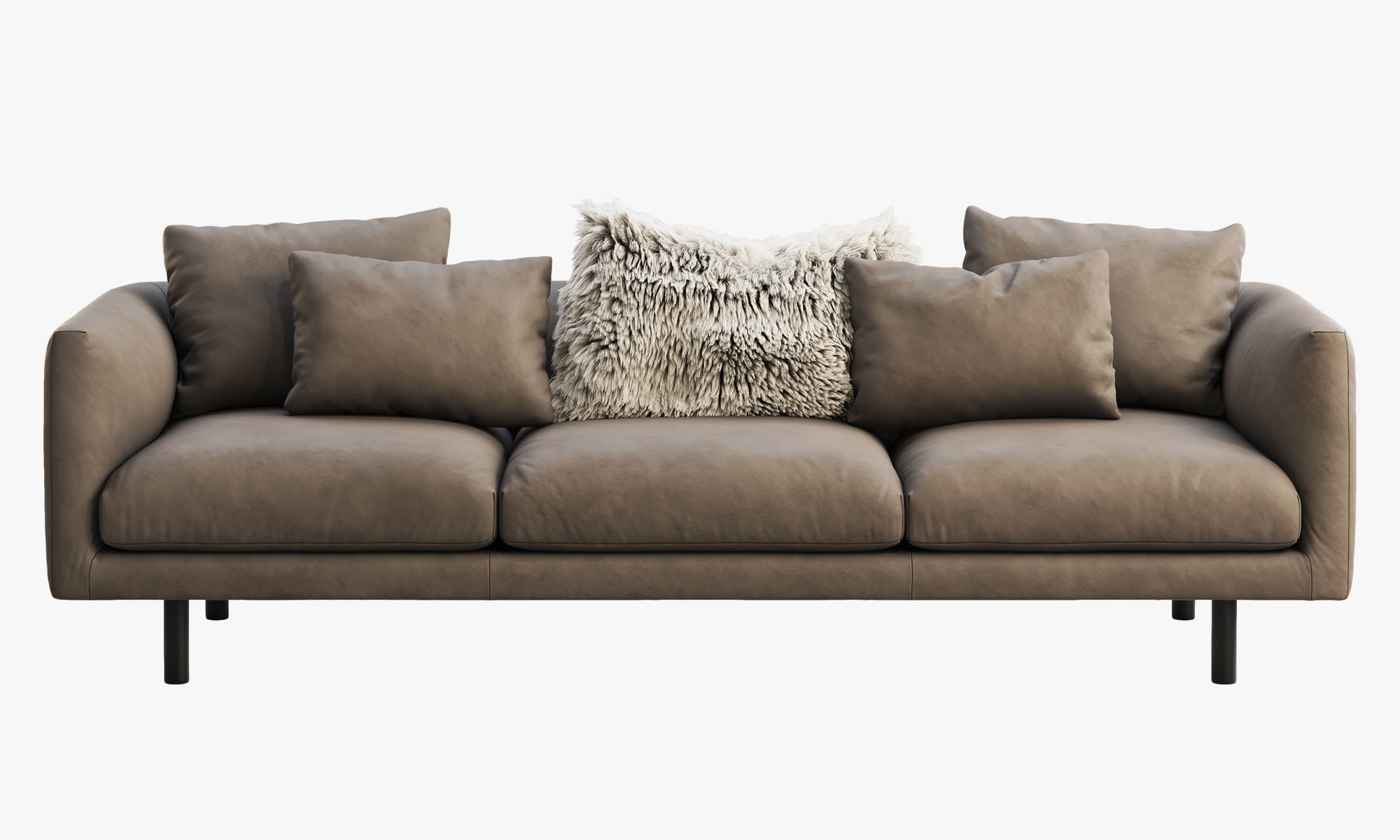 EQ3 Replay leather sofa 3D model_1