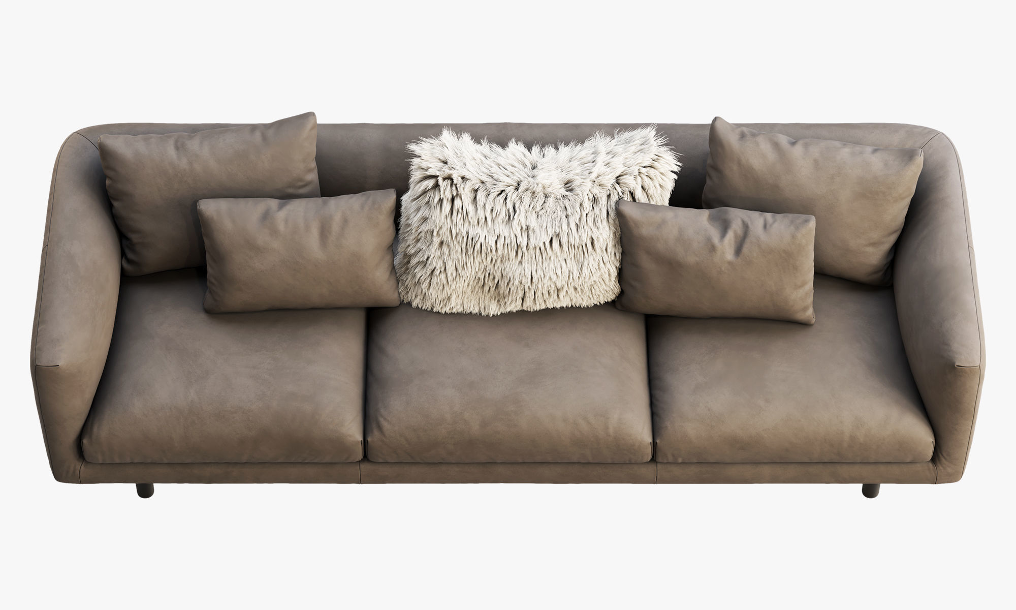 EQ3 Replay leather sofa 3D model_5