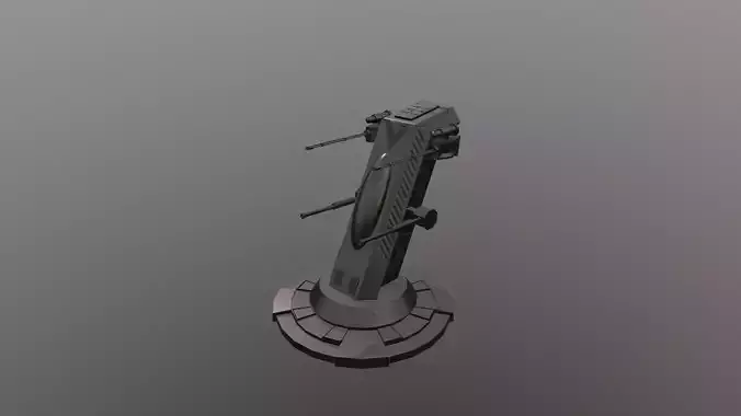 Sci Fi Turret 