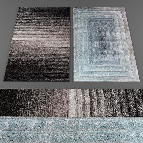 Rugs collection 239 Low-poly 3D model
