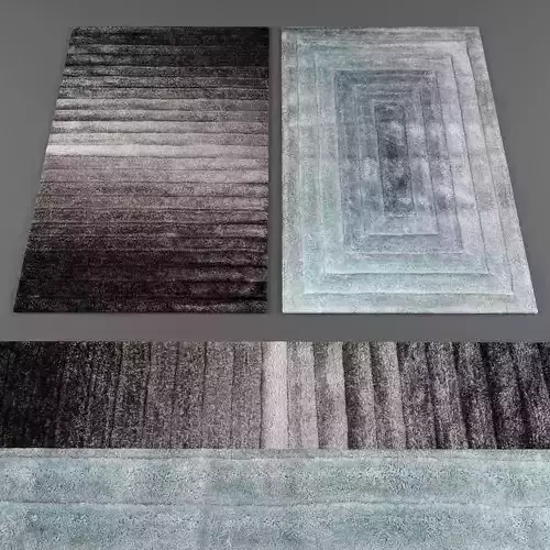 Rugs collection 239 Low-poly 3D model