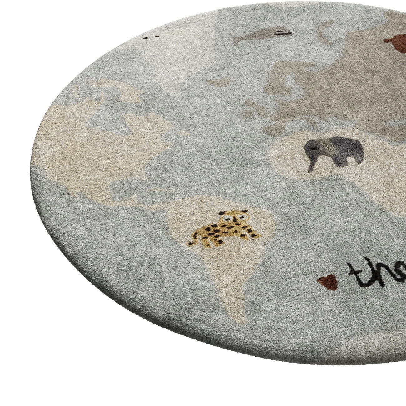 Tufted The World Rug by Oyoy 3D model_1