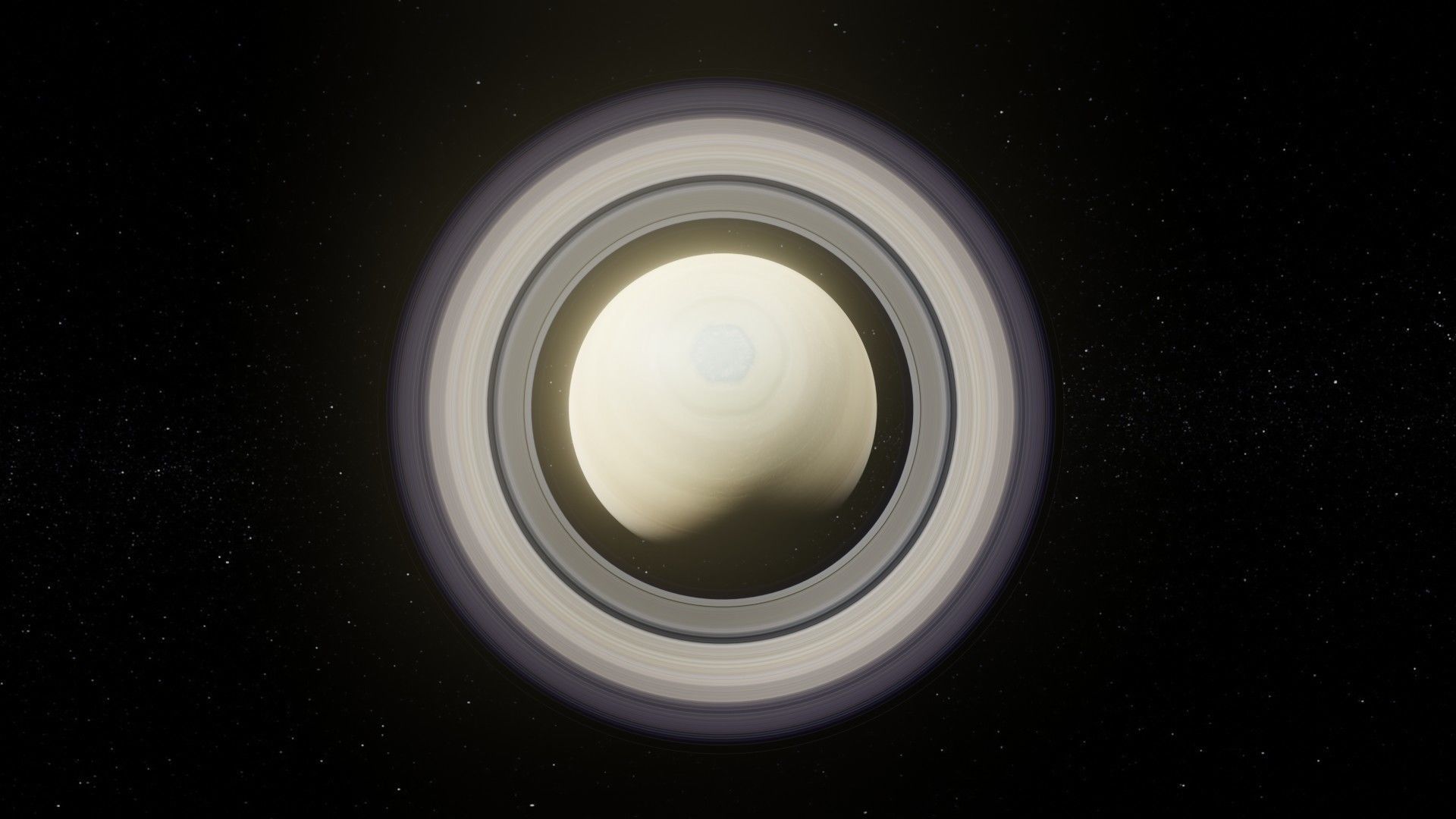 Photorealistic Saturn 8k Textures 3D Model Low-poly 3D model_16