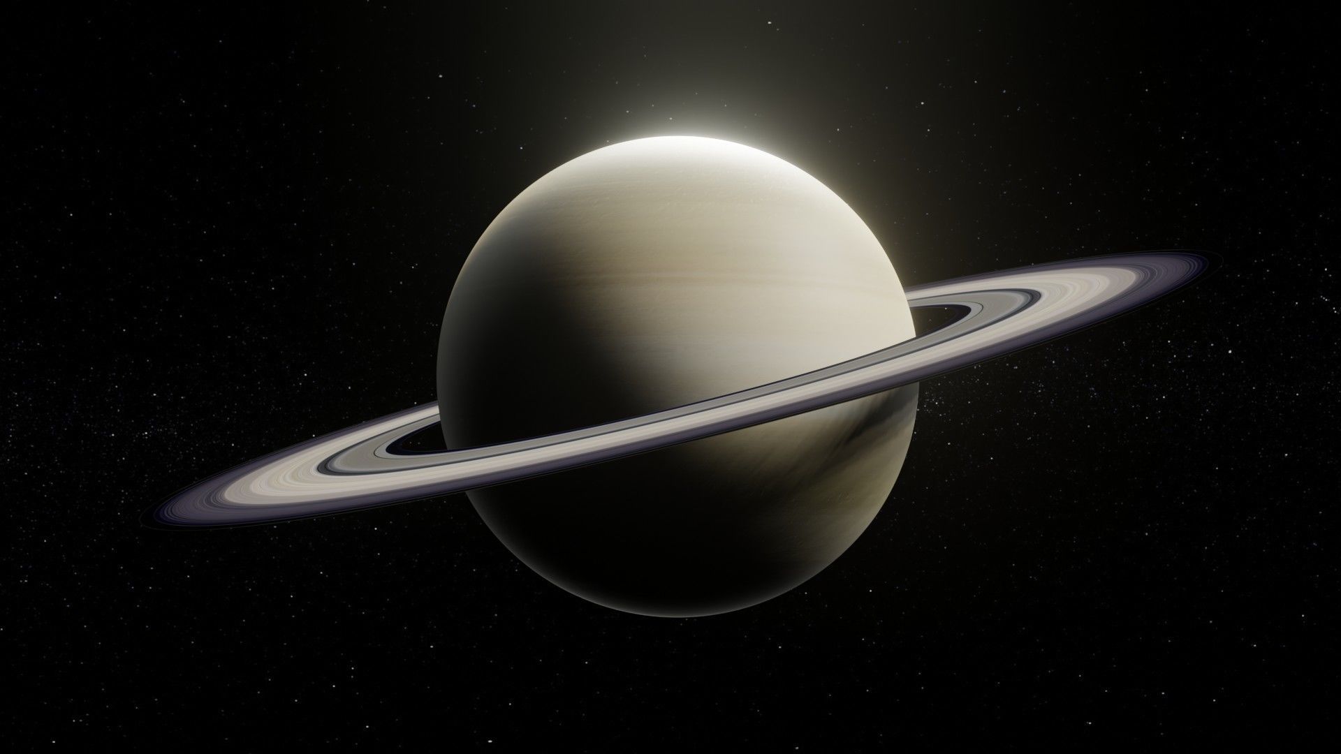 Photorealistic Saturn 8k Textures 3D Model Low-poly 3D model_17