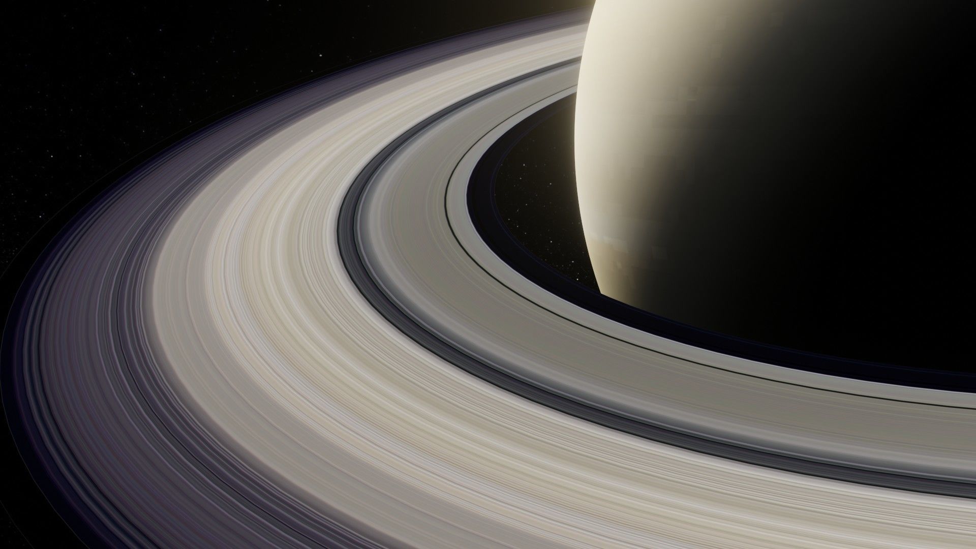 Photorealistic Saturn 8k Textures 3D Model Low-poly 3D model_19