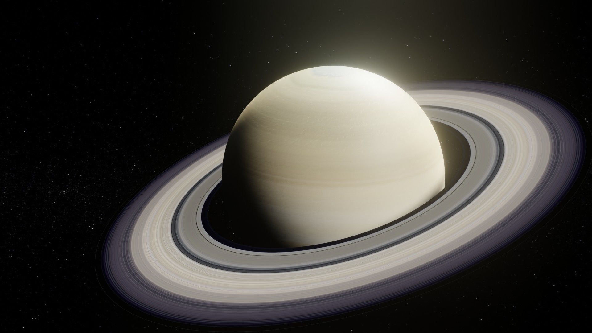 Photorealistic Saturn 8k Textures 3D Model Low-poly 3D model_8