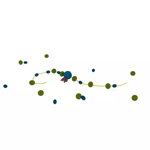 Disassembled necklace