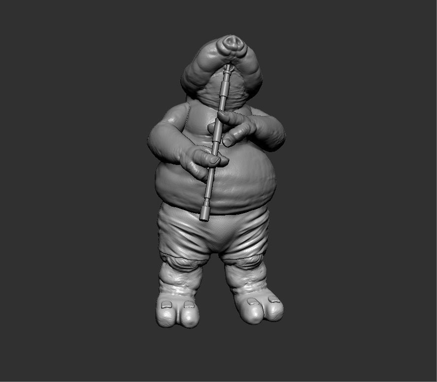 Droopy mcCool  3D print model_10