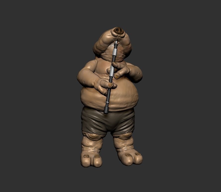 Droopy mcCool  3D print model_3