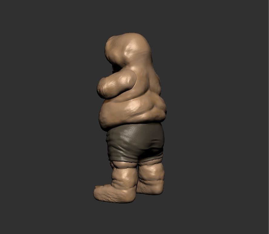 Droopy mcCool  3D print model_9