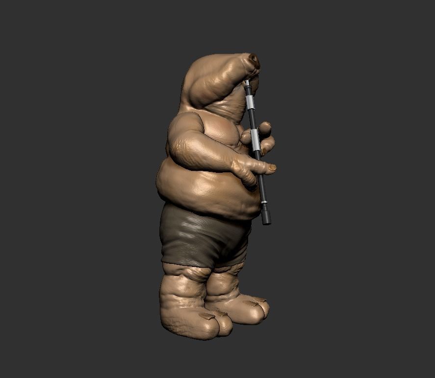 Droopy mcCool  3D print model_4