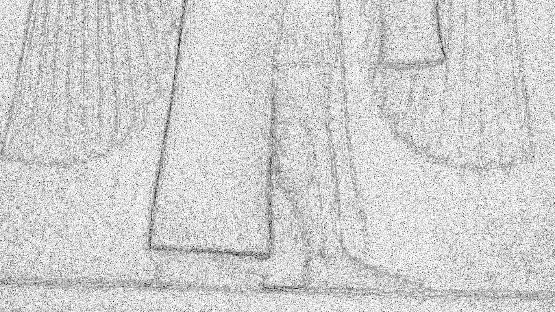 Assyrian Winged Genie Guardian and Bestower of Blessings Low-poly 3D model_35