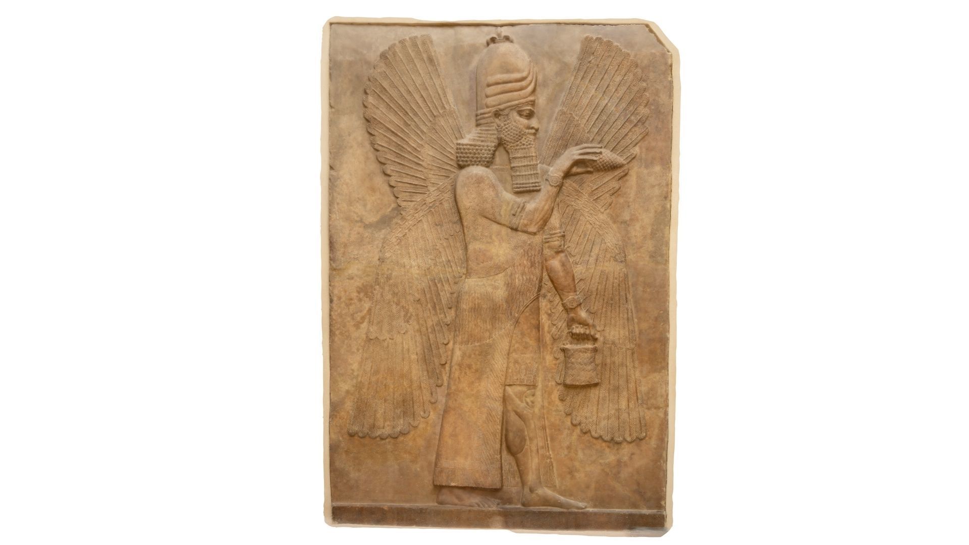 Assyrian Winged Genie Guardian and Bestower of Blessings Low-poly 3D model_15