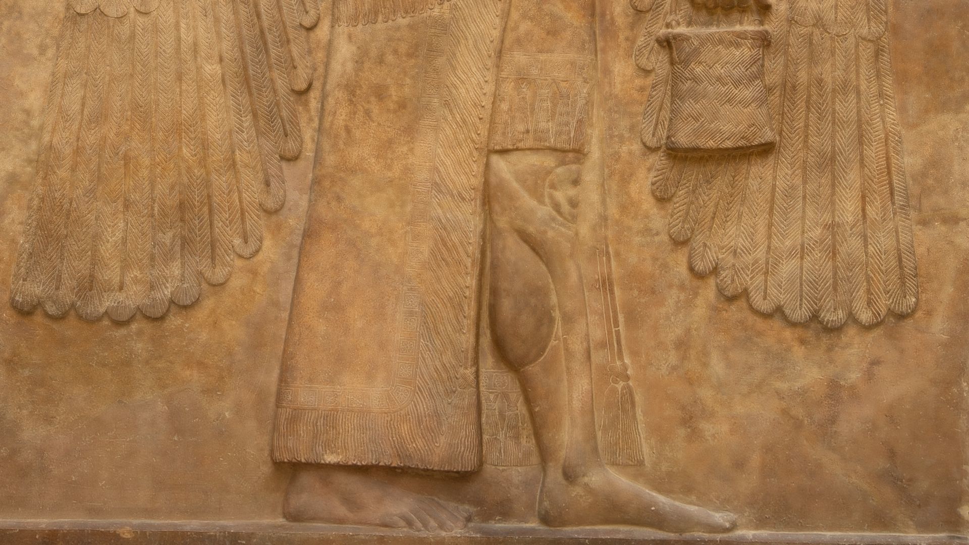 Assyrian Winged Genie Guardian and Bestower of Blessings Low-poly 3D model_60
