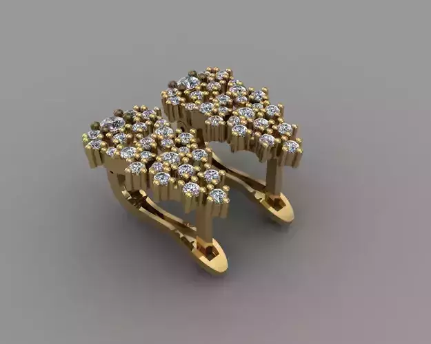 Y-119 diamond earring